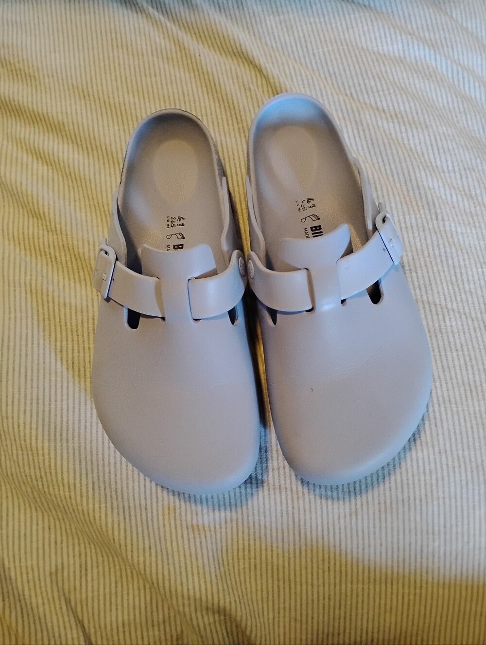 Blue EVA Birkenstock Boston, Size 41